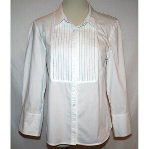 LINEA LOUIS DELL'OLIO 3/4 Sleeve Blouse SMALL White